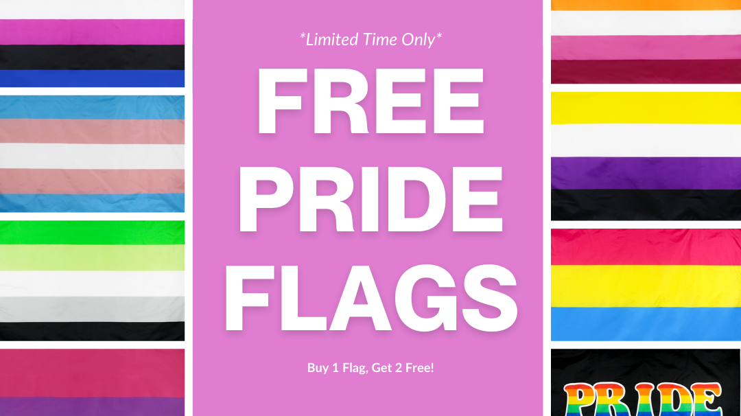 BUY 1 FLAG, GET 2 FREE!