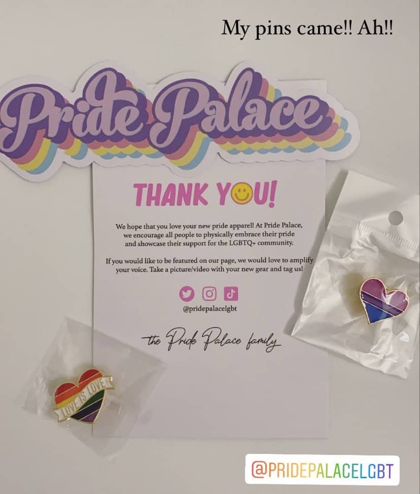 Love is Love Rainbow Heart Pin - Pride Palace